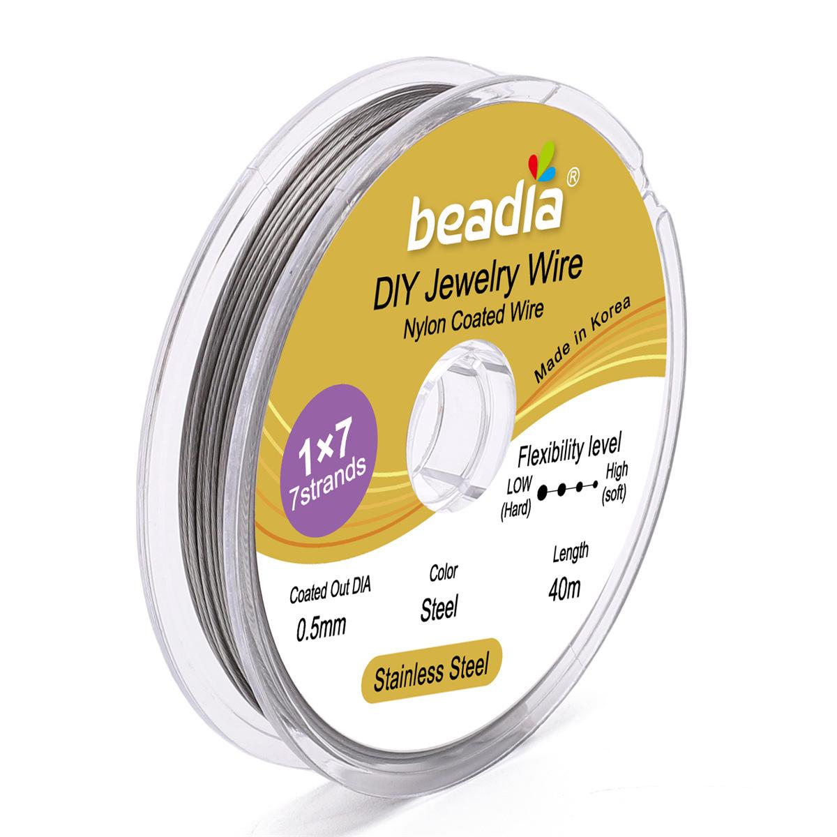 

Корейская нержавеющая сталь 304 Золотая шелковая проволока для бисера для изготовления ювелирных изделий своими руками. 0.3mm Thickness 50m/roll