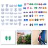 30 Estilos Combinados Molde Chaveiro Molde de Silicone Pingente Ornamento de Brinco Fundição de Resina Epóxi Fabricação de Joias Artesanato DIY