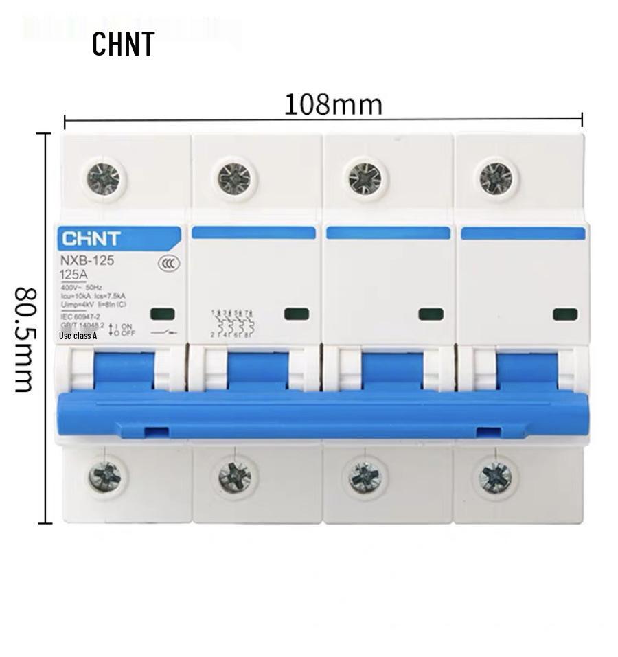Zhengtai NXB-631P Miniature Circuit Breaker: 2P Household, 3P 63A, 4P 32A Electric Switch