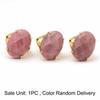 Simple Finger Rings Adjustable Open Rings Trend Ellipse Crystal Rings  for Women