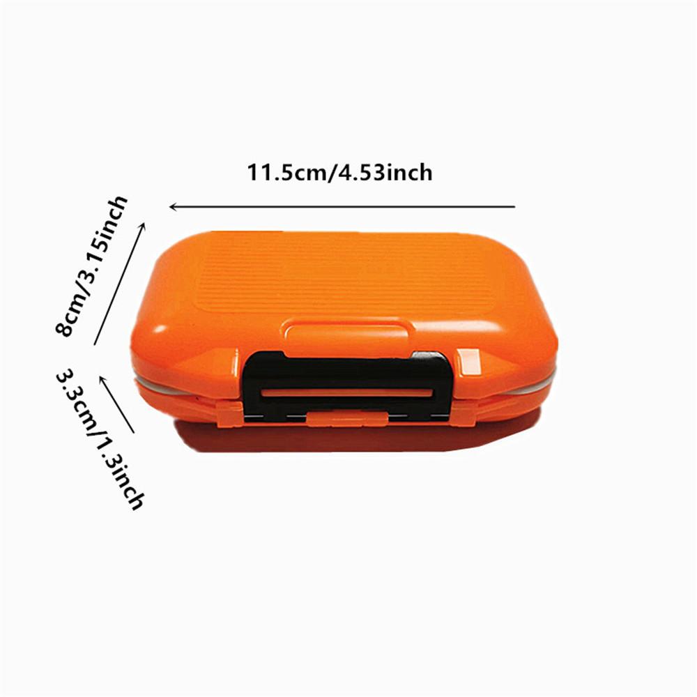 

Водонепроницаемый ящик для рыболовных снастей с 12 двусторонними аксессуарами, ящик для хранения рыболовных крючков, ящик для хранения аксессуаров для рыболовных инструментов