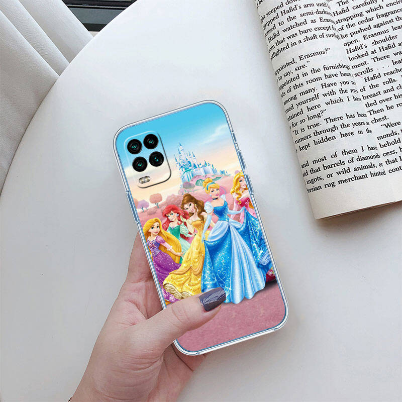 RT22 Princess Cartoon Case for Motorola E7 G6 G7 G8 G9 Plus Power Play G10 G20 G04 E30 E40 E22 E20 E13 E15 G22 G23 G05 G75 G35 G55