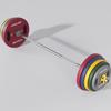 Kangqiang CPU Colorful Rubber Barbell Weight Plate