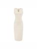 High-End Retro Slim-Fitting Sleeveless U-Neck Vest Dress