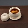 Sishi Yanhuo Ceramic Drum-Shaped Stew Bowl - 5 Inch (Set of 5)