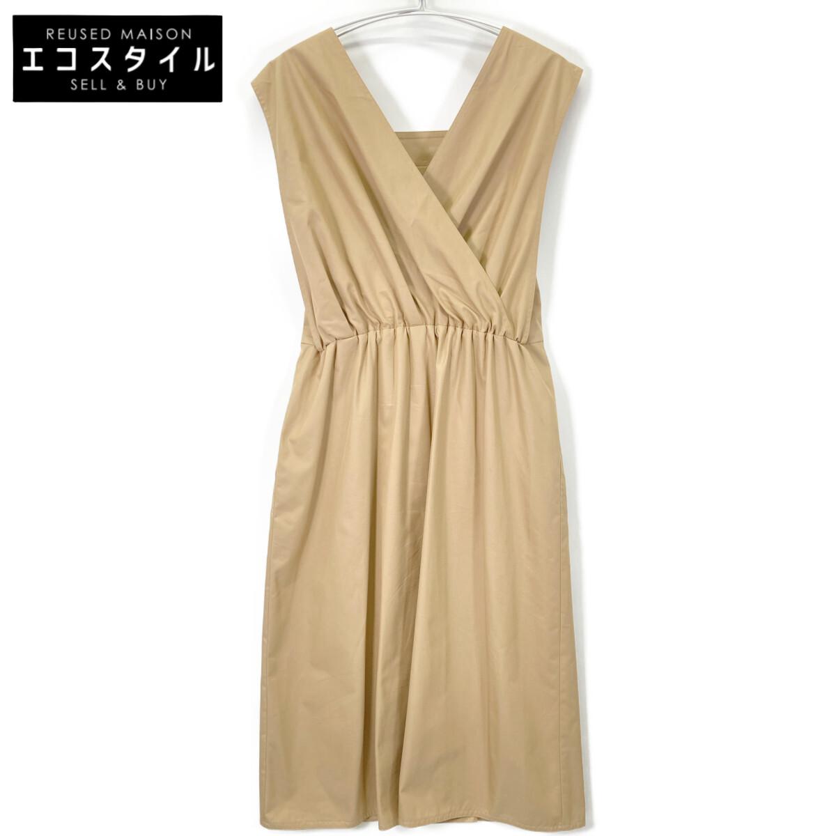 

DRAWER 23Stainless Steel 6526-234-1316 Beige Cotton Gabardine Overalls One Piece dress 38 beigeUsed