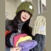 New Women'S Winter Hat 2024 Beanie Hats For Women Knit Cap Fashion Warm Wool Couple Cap Bonnet Woman Winter Twist Female Bonnet