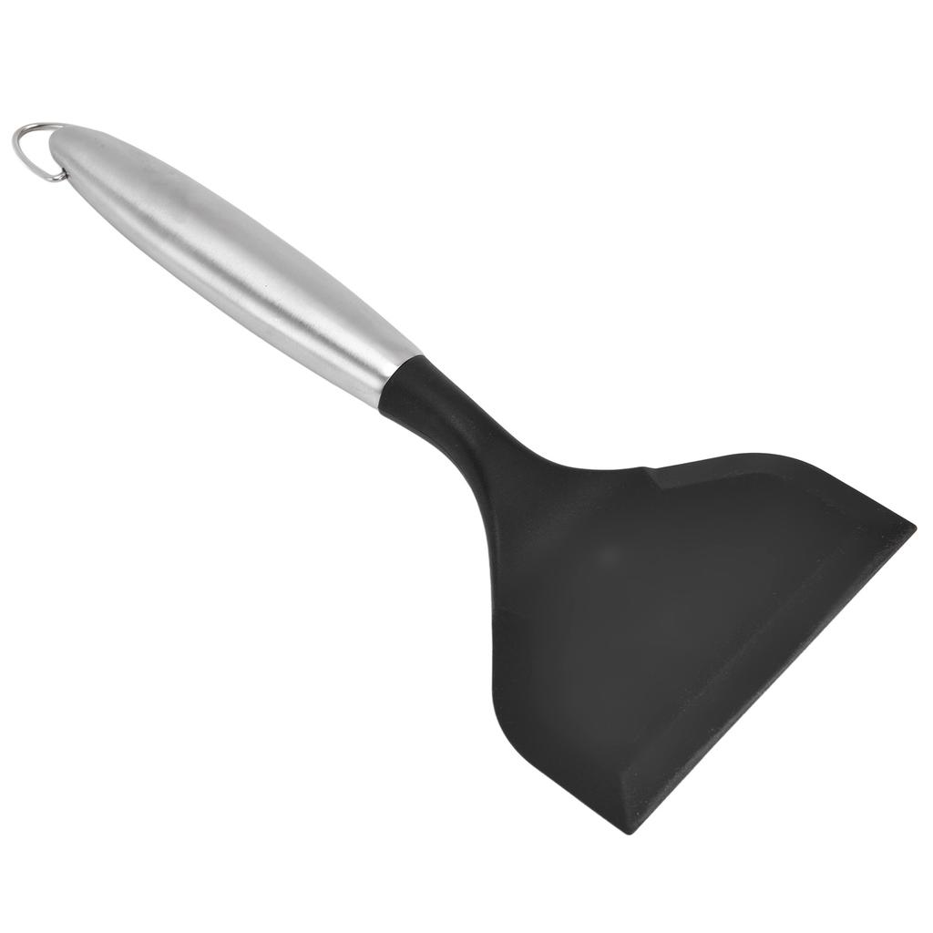 Wide Mouth Spatulas with Stainless Steel Handle Non Stick Pancakes Fried Shovel for Kitchen