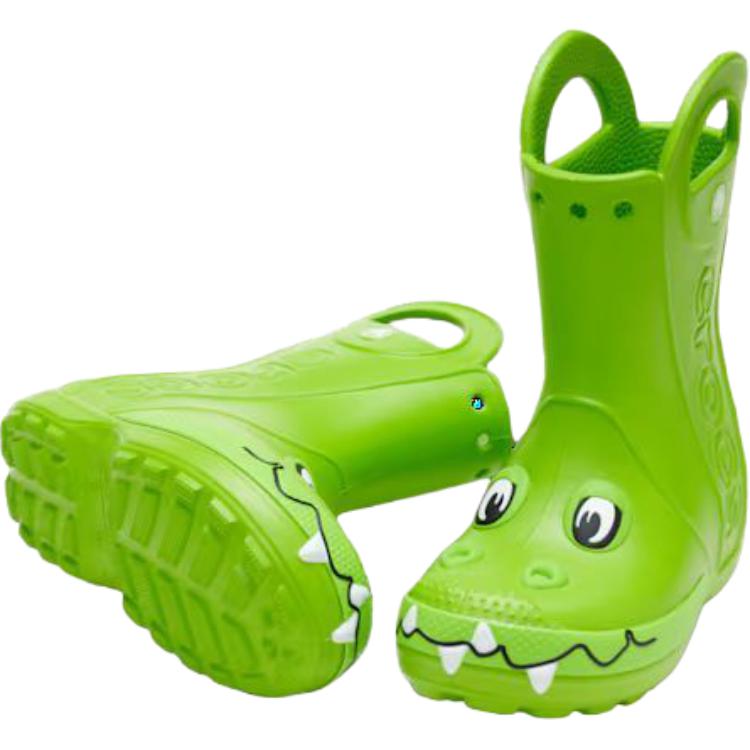 Crocs Handle It Duke Versatile Comfortable Waterproof Kids Boots Kids boots Green 211651-30T