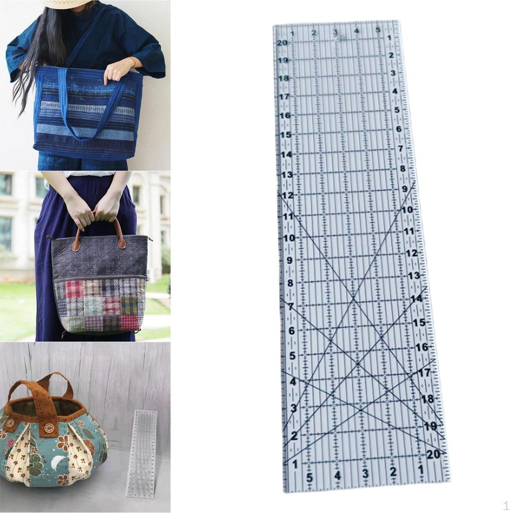 9inch Quilting Template Sewing Machine Domestic Templates DIY Ruler for Simple Clothing