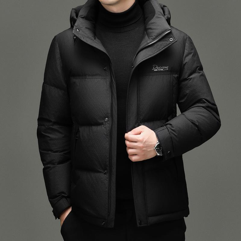 2025 Winter Men`s Light Luxury Mid-Length