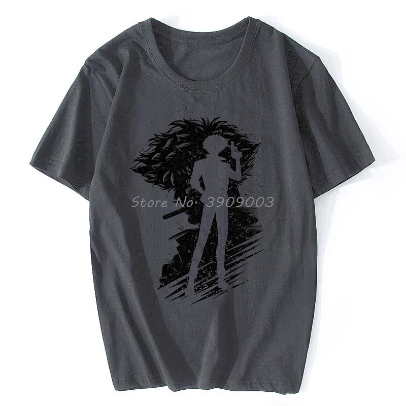 Bounty Hunter Cowboy Space Bebop Spike Spiegel Funny Anime Tshirt Men Cotton Casual Funny T Shirt Unisex Streetwear T-shirt