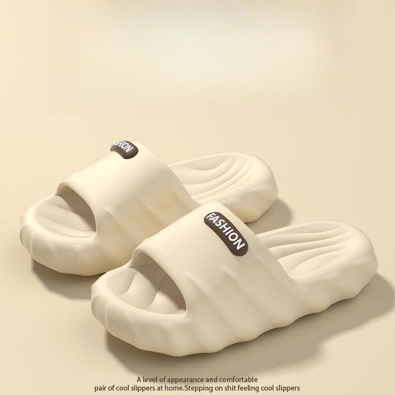 

Тапочки для женщин, противоскользящие для дома, для пар, для ношения на улице, с толстой подошвой, для ванной, для душа, классные тапочки для мужчин 44-45 бежевый