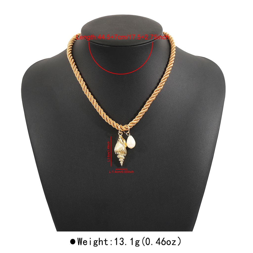 Tooxika Personalised Ocean Style Hand-Woven Necklace Summer Couple Girlfriends Colourful Rope Necklace