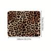 1Pcs Leopard Print Car Trunk Mat Non-Slip Heavy-Duty Cargo Liner for SUVs Sedans Trucks  Protects Against Pets Protective Cover