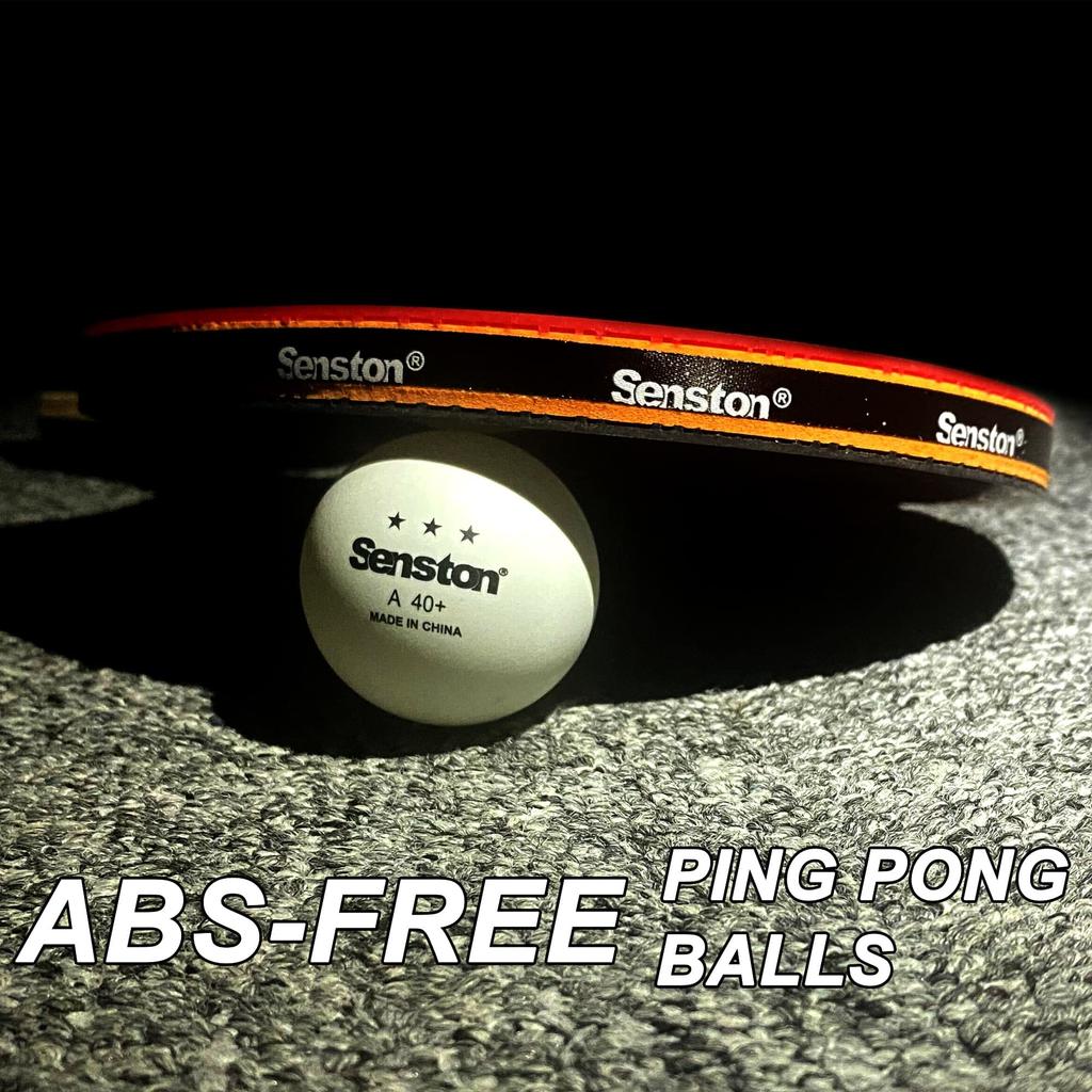 Senston Table Tennis Set with 2 1 Portable and 3 Ping Pong Balls for and Advanced Perfect for Training and Competition Rackets, Bag, Beginners,