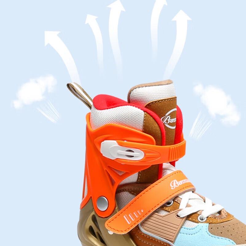 Banwei Kids Double-Row Full Flash Roller Skates