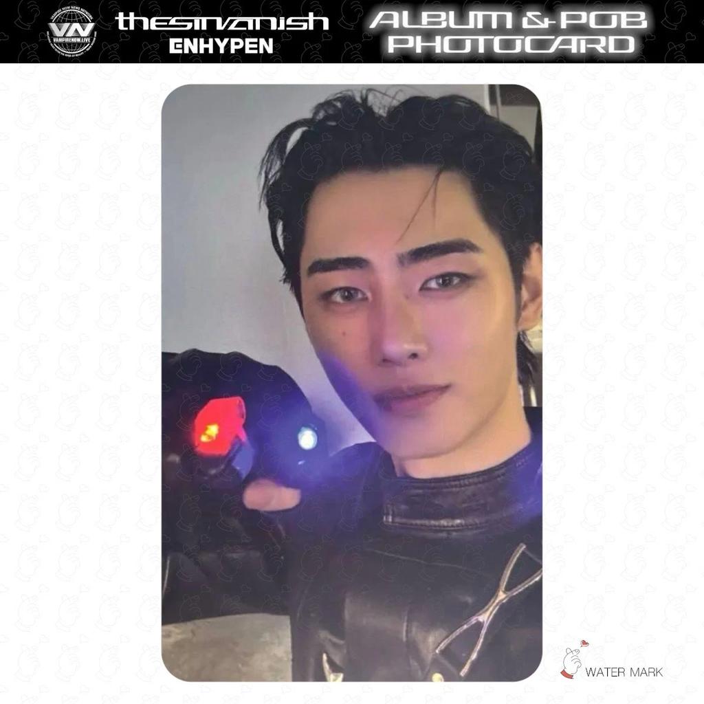 VORBESTELLUNG ENHYPEN THE SIN VANISH ALBUM Fotokarte Japan POB Glücksziehung OFFIZIELL FORBIDDEN AFTERLIGHT STORM FUGITIVES