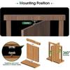 2025 Latest Model  Door Hinges,Hidden Door Hardware Stainless Steel,360 Degree