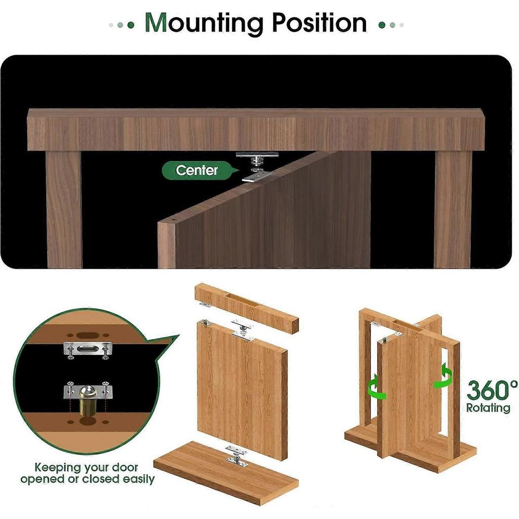 2025 Latest Model  Door Hinges,Hidden Door Hardware Stainless Steel,360 Degree