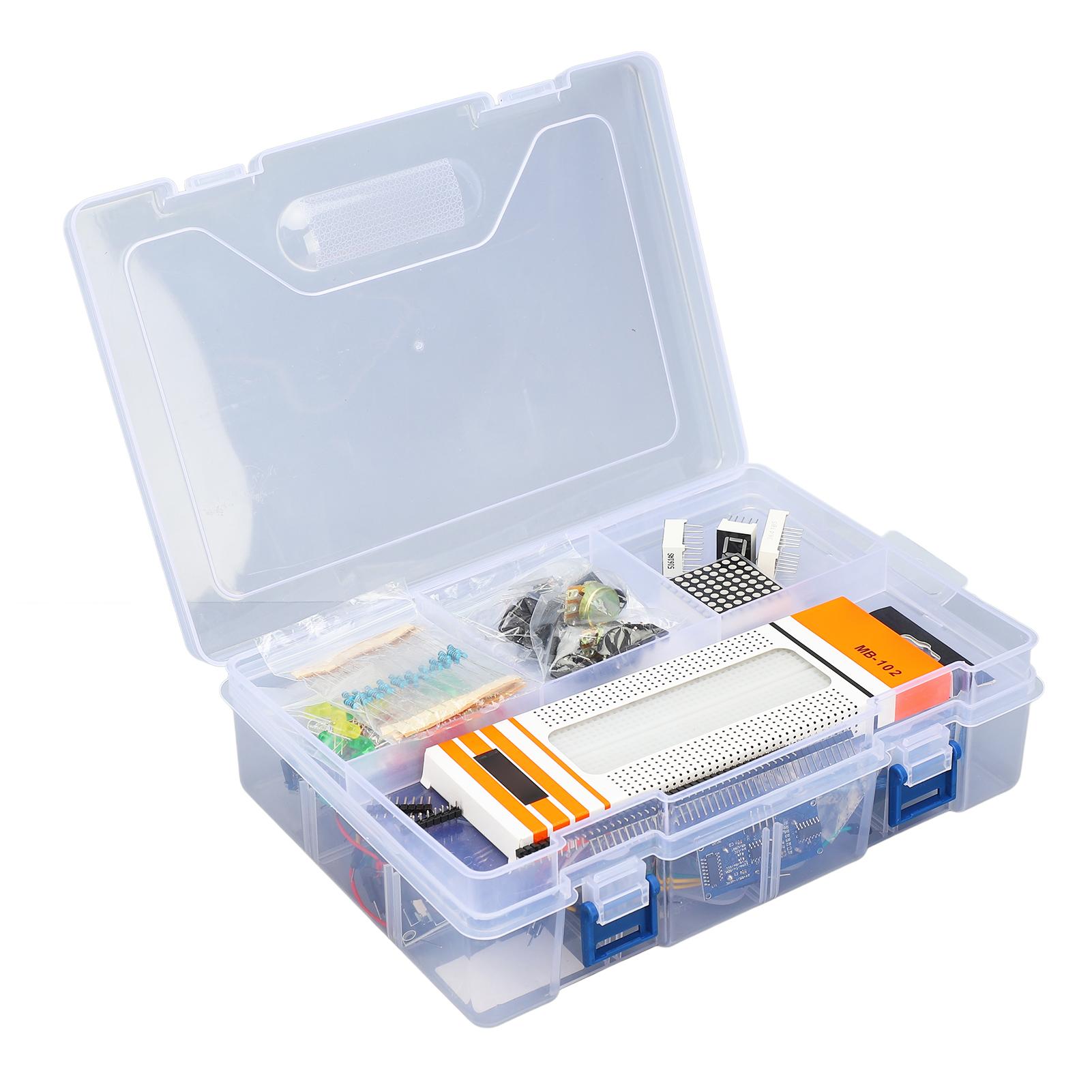 

Electronics Starter Kit 5V Stepper Motor Driver Board LCD Display Potentiometer Integrated Circuit