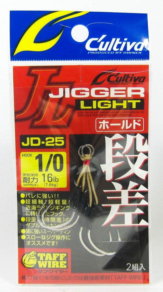 OWNER Assist Hook JD-25 Jigger Light Step Hold No. 3/0