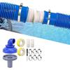 Swimming Pool Water Outlet 360 Degree Swivel Rotatable Jet Nozzle, Inlet Nozzle Fitting Easy Install Pools Return for Intex Spa Spout Replacement
