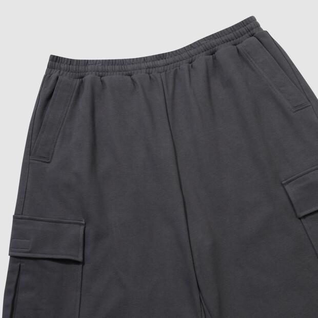 UMBRO [Cooling] Ice Cotton Cargo 3/4 Bermuda Shorts Charcoal Ur221Chp64 (A Type)