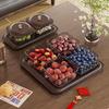 Light Luxury Wood Grain Snack & Dried Fruit Storage Box