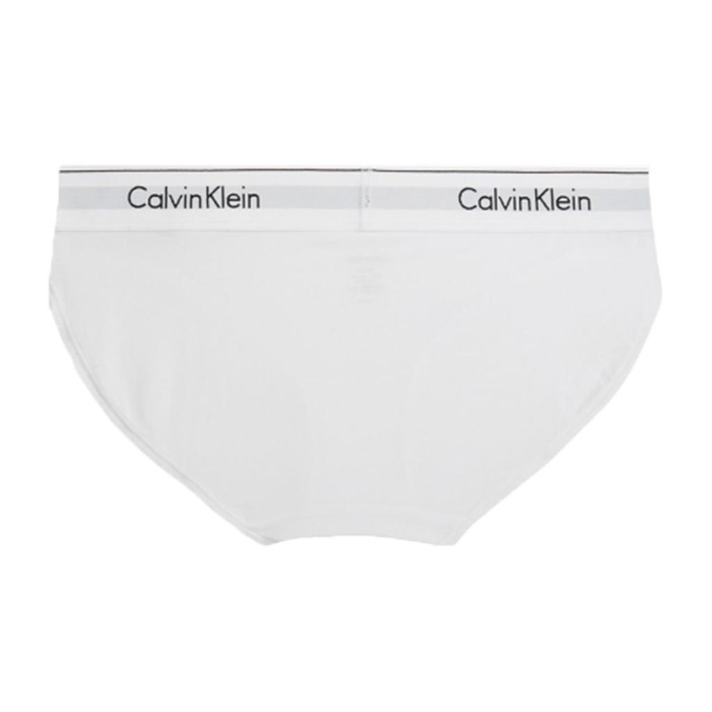 Calvin Klein Modern Attraction Jacquard Waistband Sexy Bikini Triangle Underwear Women Underwear White F3787AD-100