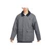Nike Embroidered Logo Detail Casual Sports Long Sleeve Fleece Jacket Men Jacket Grey FD6683-068
