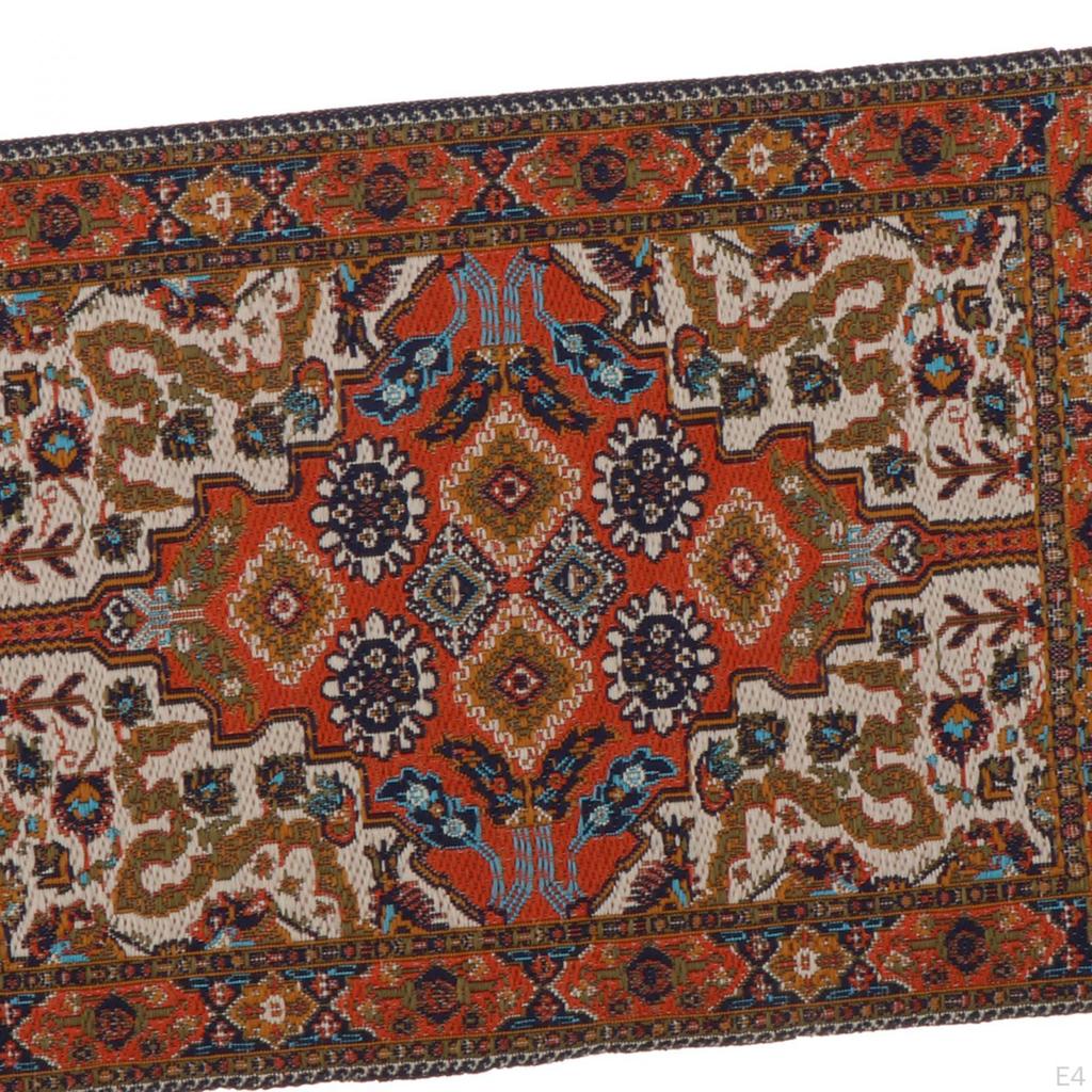 Covor Casă de Păpuși 1/12 Covoraș de Ușă Casă de Păpuși, Cameră de Zi, Jucărie de Joc de Rol, Mini Covor Țesut pentru Casă