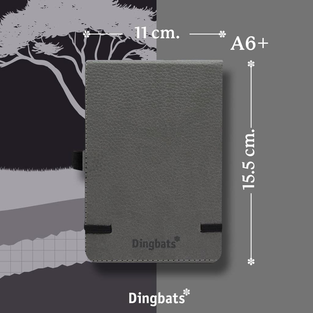 Wildlife Reporter Dot A6 Notebook Hardcover PU Leather Mini Notebook Journal Ideal Business Notebook with Elastic Pen Bookmark Dingbats - - - Work,