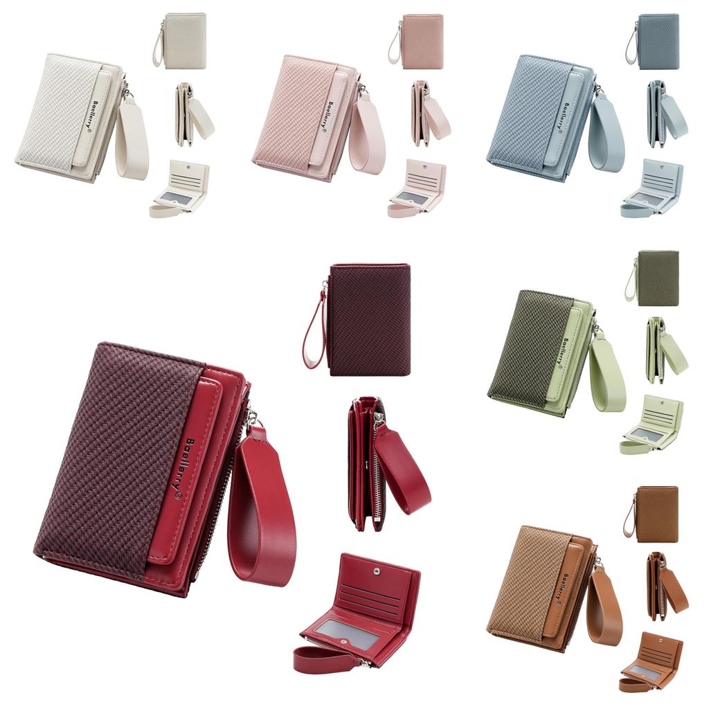 Minimalist Pu Womens Short Wallet With Card Holder And Coin Pocket For Daily Use