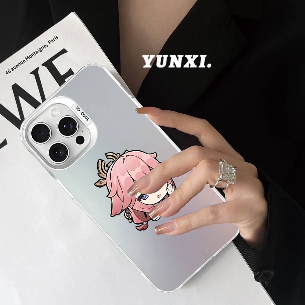 Anime Genshin Impact Phone Cases For IPhone 17 16 15 14 13 12 11 Plus Pro Max Pro Color Matte Cover