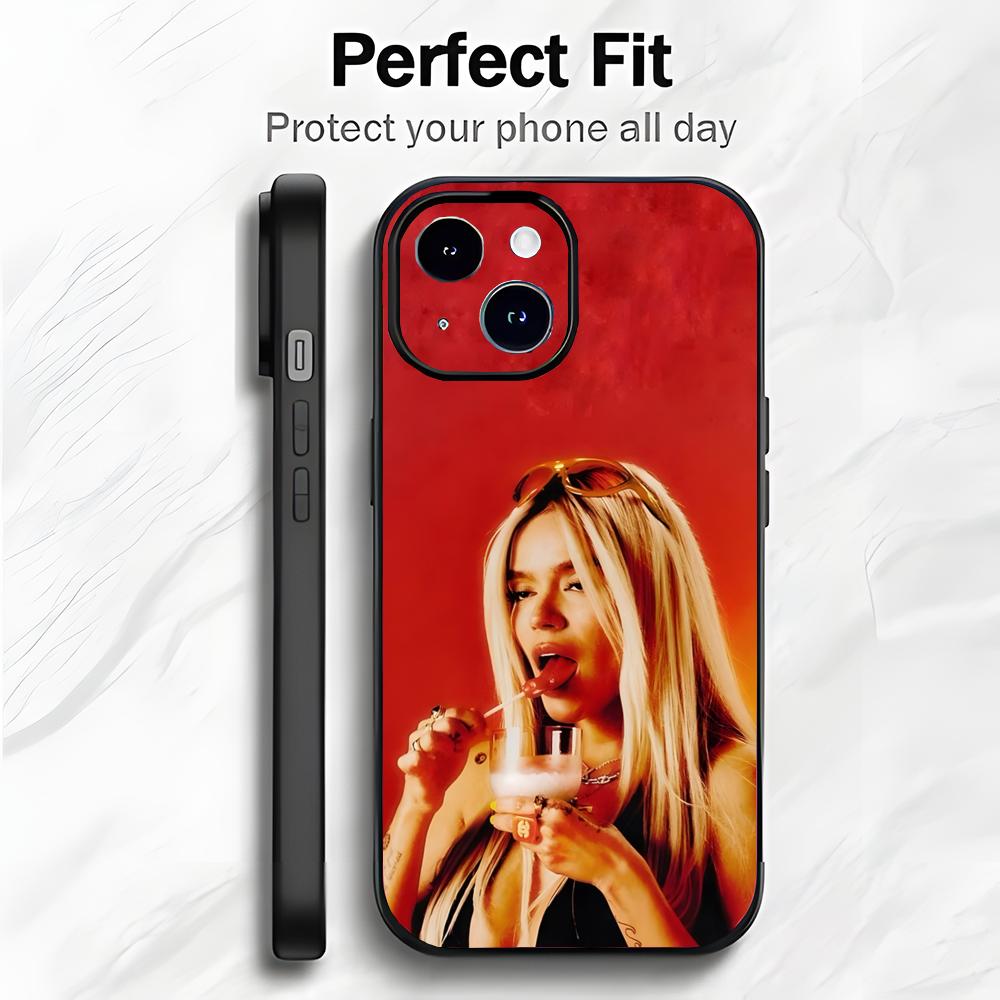 Latin Pop Singer K-Karol G Phone Case Phone Case Soft Packaging Lightweight For iPhone17 16 15 14 13ProMax