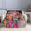 Coperta K-PopT- Taylor-S-Swift - Regalo per Fan - Adatta per Casa, Tempo Libero, Campeggio e Viaggio - Coperta Multifunzionale