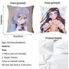 1A-Secret Loves Angel Anime Cushion Cover Natural Linen Pillowcase Set, All-In-One Decor For Sofa, Bedroom & Chair