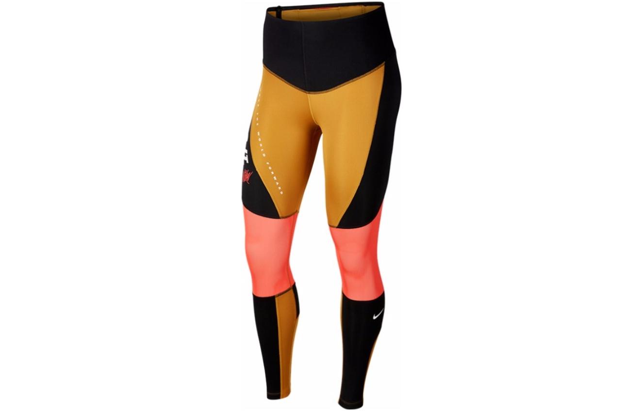 Nike Sports Pants Women s Yellow Black Moderate AQ0378-790 M