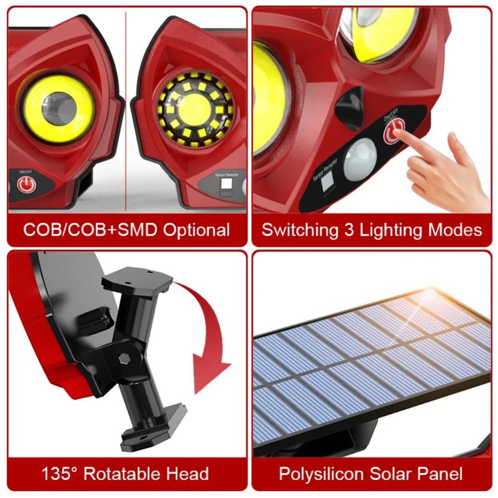 Owl Solar Floo Wall Light / Ambient Stake Lights -Outdoor Statue Lamp with Solar Power Ideal Decor for Yard/Garden/Pathway/Fence