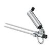 Aluminum Fishing Rod Holder Height Adjustable for Multiple Fishing Styles Incorporating Ground Stake for Secure Support