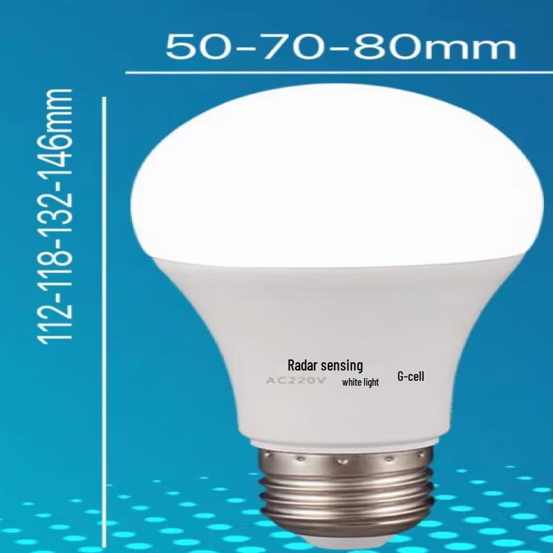 OEING E27 LED Bewegungssensor Glühbirne