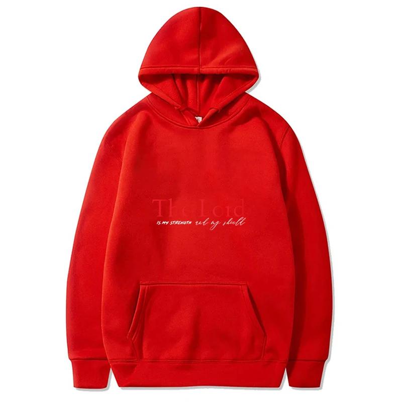 Autumn Fleece Solid Color Drawstring Pockets Finger Heart Hooded Korean Fashion Long Sleeve Loose Hoodie Sweatshirts Top