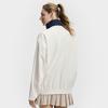 Fila Tennis Trendy Comfortable Casual Sports Workwear Versatile Woven Jacket Unisex Jackets Cloud-Mushroom-White A51U613701FWT