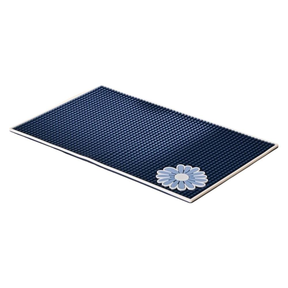 Foldable Coffee Drain Mats Soft Rubber Heat Insulation Pad Durable Kitchen Drain Mat for Home