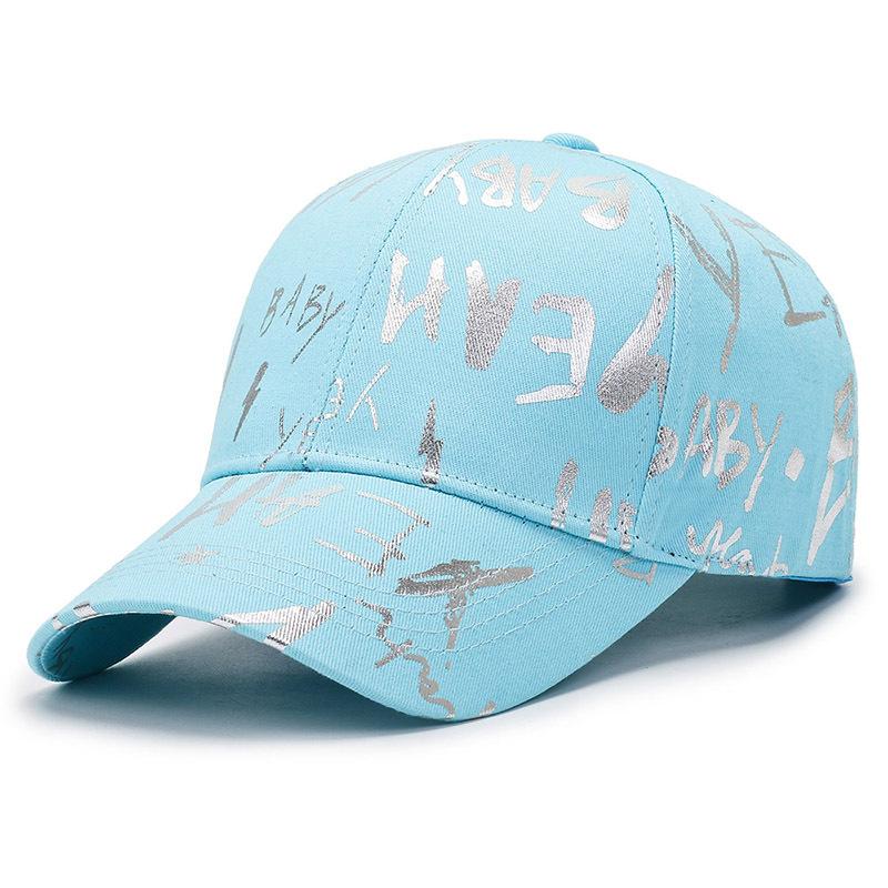 Graffiti Alphabet Baseball Hat Men's and Women's Versatile Sunshade Casual Cap Outdoor Couple Hip Hat Travel