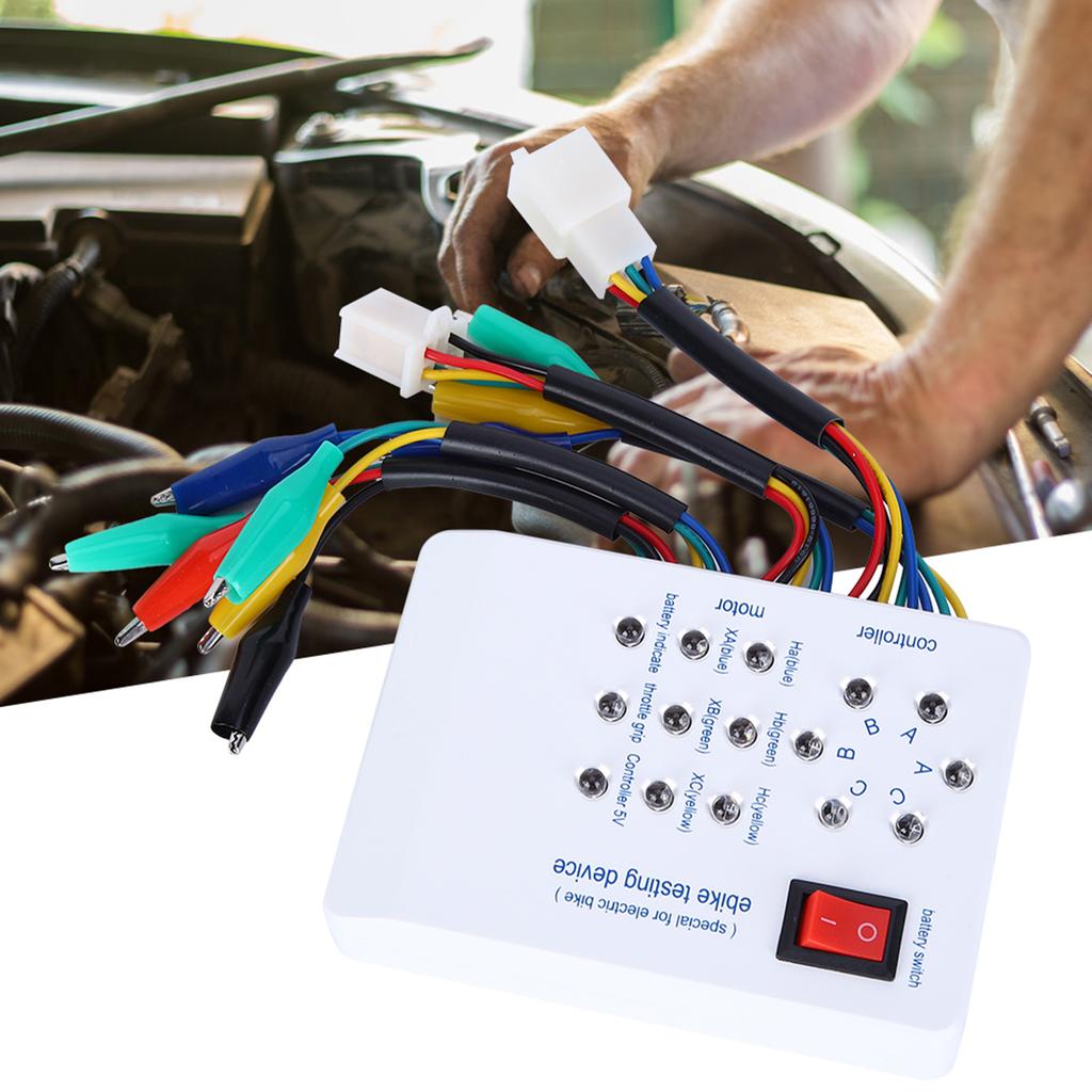 Brushless Motor Tester Electro Car E‑Bike Scooter Detector 115x80x26mm Brushless Motor Tester