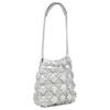 New CARLYN Nylon Shoulder Bag Mini Women's Silver H74112010S