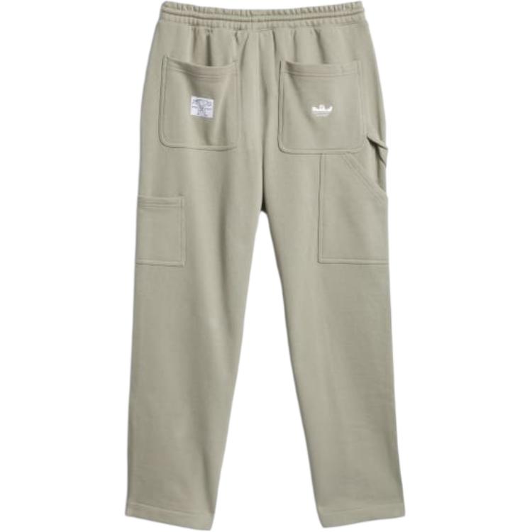 Adidas Originals Shmoofoil Heavyweight Painter Pants Loose Comfortable Versatile Casual Pants Unisex Pants Khaki IZ4869