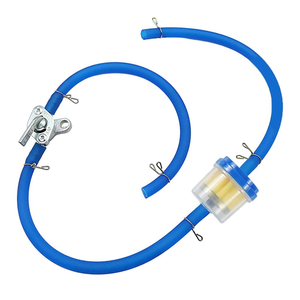 Universal Motorcycle Moped Fuel Filter Motorcycle Gas Fuel Oil Filter 6mm for Scooter Dirt Bike ATV